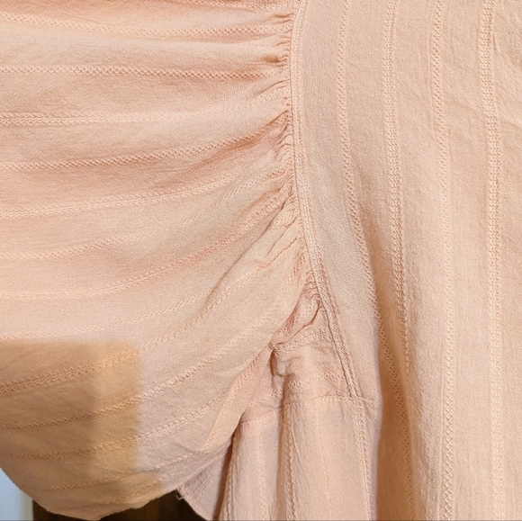 ⚡5 for 25 ⚡ Loveriche blouse size large color light peach - Picture 8 of 8